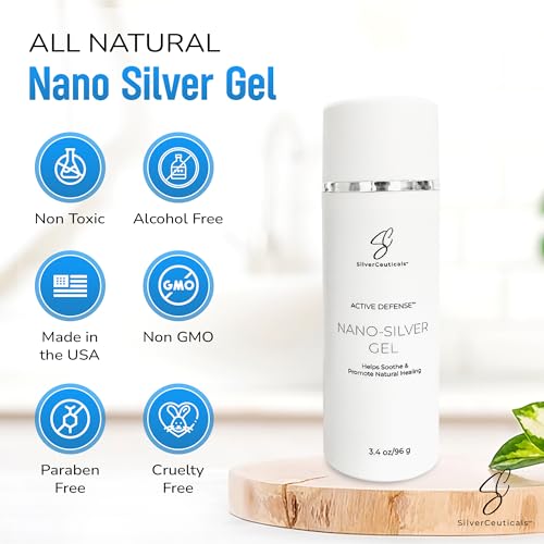 Cosmetic Gel with Nano Colloidal Silver - Firms & Tightens Skin - 3.4 Fl Oz - Variation of THIS listing