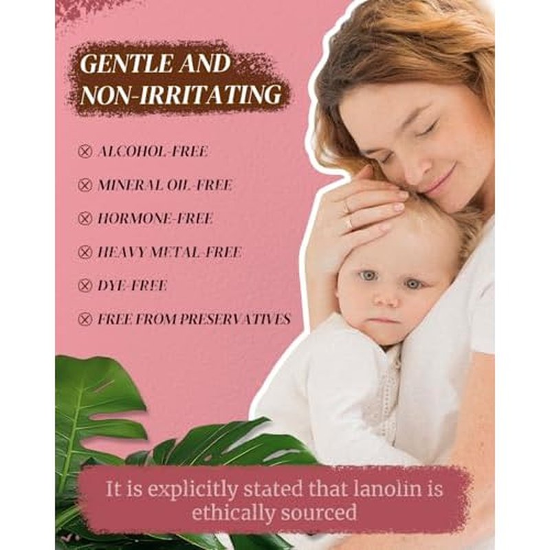 Australian Lanolin Cream,Natural Lanolin Cream for Itchy Dry Skin,Organic Lanolin Oil Moisturizer for Body and Face,3.53 fl oz