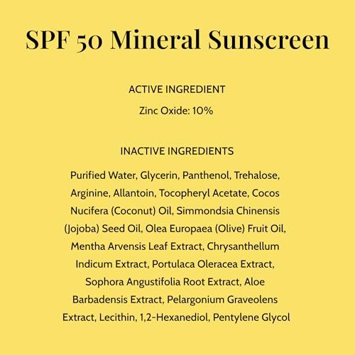 Mineral SPF 50 Sunscreen for Babies & Kids - No White Cast, Plant-Based Formula - 4 oz - Sunscreen