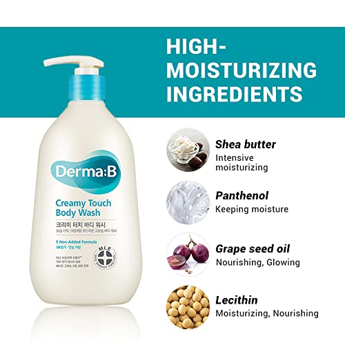 Moisturizing Body Wash with Shea Butter & Grape Seed Oil - 13.5 fl oz