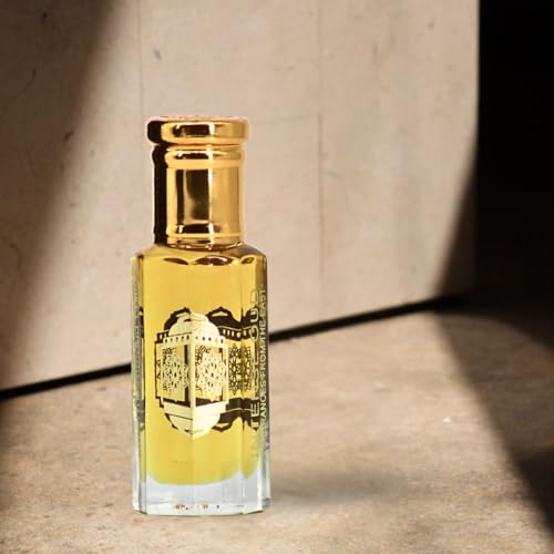 Intense Oud Peach Passion Long Lasting Perfume Oil for Women - 12ML with Floral & Vanilla Notes - Elegant Gift Set - Black Box
