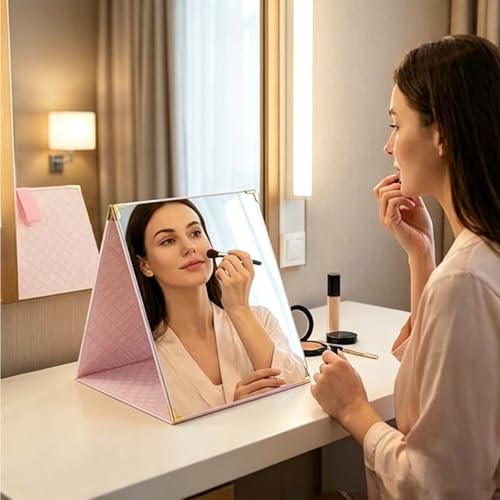 SAFEE MRROR 48in x 12in Foldable Travel Full Body Mirror Shatterproof Hanging