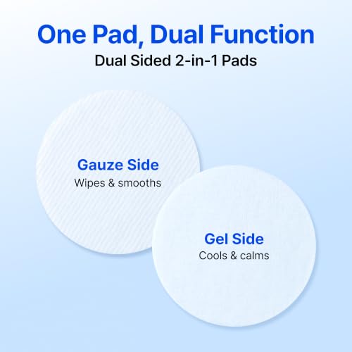 EGF Blue Calming Toner Pad - Cooling & Redness Relief, 60 Pads