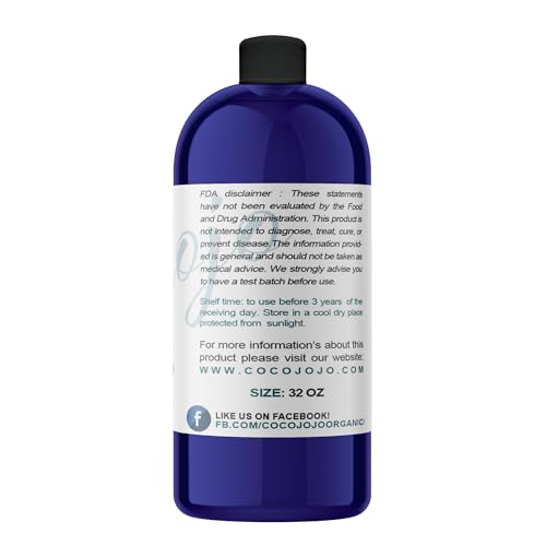 Dr Joe Lab Castor Oil, Cold Pressed Castor Oil, Unrefined, Pure Hexane Free Non GMO - Natural Moisturizing Hydrating Hair Skin Face Body Nails - 32 Oz