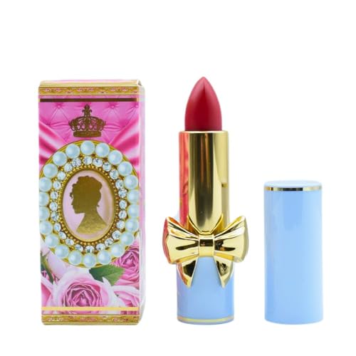 SatinAllure Lipstick Elson 5 - True Blue Red, Long-Lasting & Silky