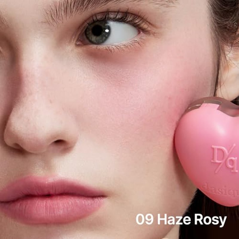 Dasique Souffle Color Pot #09 Haze Rosy ? Makeup Blush, Buildable Silky-Smooth Texture, Build-In Mini Brush, Multi-Use For Cheek and Lip