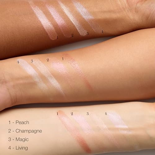 RMS Beauty Luminizer - Cream Highlighter Makeup, Luminous Dewy Makeup Highlighter Eyeshadow, Body Shimmer, Face Highlighters & Luminizers, Glow Makeup