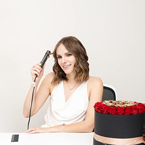 Mini Travel Flat Iron Hair Straightener - Titanium, Compact & Fast Heating