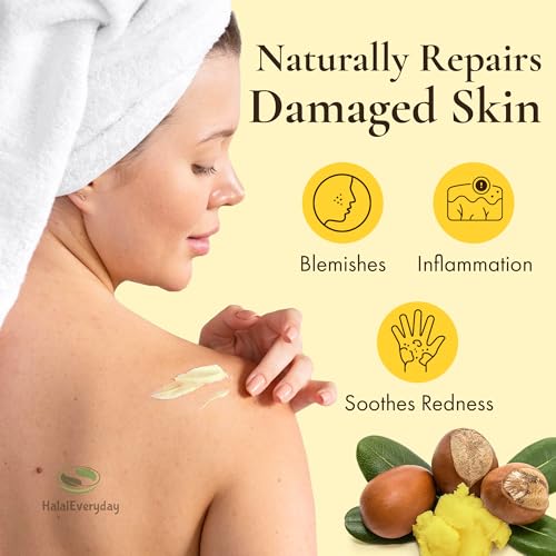 Raw Unrefined Yellow Shea Butter 24 oz for Skin Hair Moisturizer