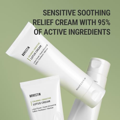 Calming Lotus Water Cream - Lightweight Vegan Moisturizer for Oily & Sensitive Skin - 2 Pack
