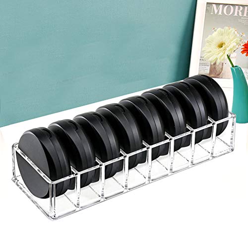 Weiai Clear Acrylic Makeup Organizer Pack of 3 - Compact Vanity Storage
