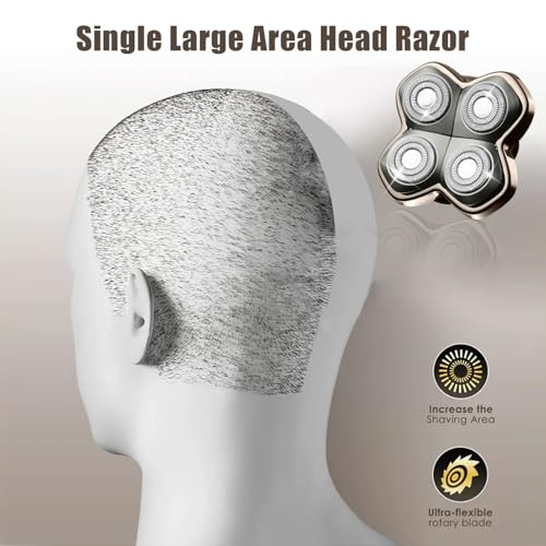 Silver Shaver Replacement Heads for Skull Pitbull Butterflykiss & Palm - 2 Pack - Variation of THIS listing
