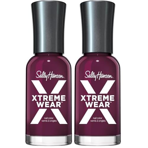 Sally Hansen Hard as Nails Xtreme Wear Nail Color, With the Beet, 0.4 Fluid Ounce (Pack of 2)
