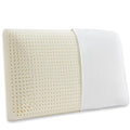 Queen Extra Soft Talalay Latex Pillow - Removable Cotton Cover, Supports Side & Back Sleep, Relieves Shoulder & Neck Pain