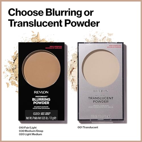 Revlon PhotoReady Powder, Light Medium [020] 0.25 oz (Pack of 3)
