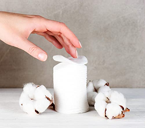 Organyc 100% Organic Cotton Rounds Pack of 6 – Biodegradable, Sensitive Skin-Friendly Makeup Removers