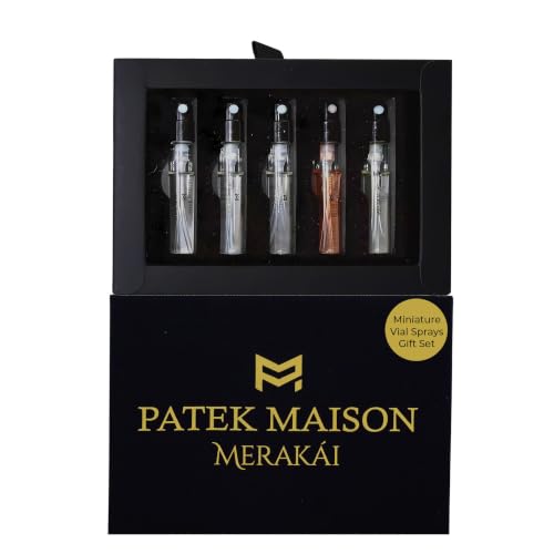 Patek Maison Merakai Unisex Perfume Set - 0.08 Fl Oz x 5 Vials, Discovery Mini EDP Gift