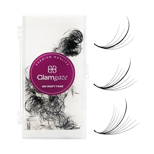 500 Wispy Promade Lash Fans - 12mm 9D-0.05 D Premade Eyelash Extensions (Variation of THIS listing)