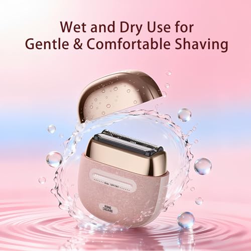 Rechargeable Women's Electric Razor Shaver Trimmer Travel Cordless Wet & Dry