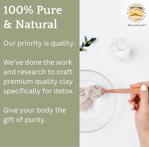 EvenbetterNow Blessed Earth Detox Clay Bath 16 oz | Therapeutic Sodium Bentonite