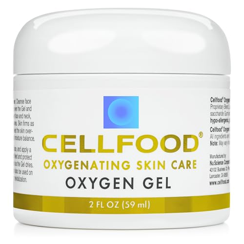 Cellfood Oxygen Gel 2 Ounce - Nutrient-Rich Moisturizer for Skin Rejuvenation & Fine Line Reduction