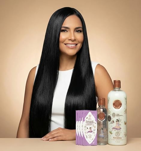 Organic Keratin Hair Treatment 1000ml - Frizz Control & Smoothness