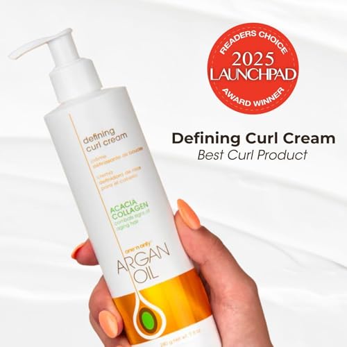 One 'N Only Argan Oil Curl Cream & Leave-In Conditioner 10 oz Pack of 3