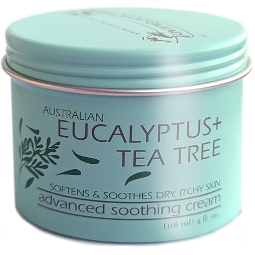 BALM OF GILEAD Foot Cream with Tea Tree and Eucalyptus ? Intensive Moisturizing Cream for Dry, Cracked Heels and Feet ? Refreshing Body and Skin Care Balm