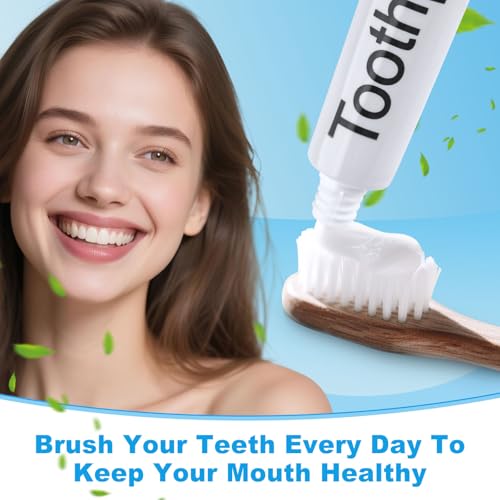 LLHQAMT Bulk Travel Toothpaste 300-Packs, 6g White Mini Tubes for On-the-Go