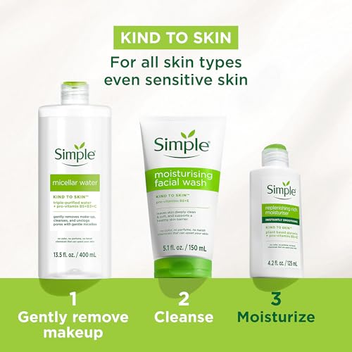 Simple Kind To Skin Replenishing Rich Moisturizer - 4.2 Fl Oz Pack of 2