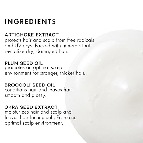 8.5 Oz Smoothing Conditioner for Frizz Control - Vegan, Sulfate-Free, UV Protection