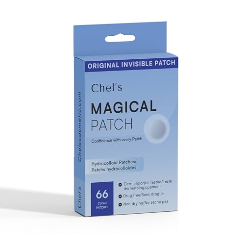 Chel's Magical Cosmetic Acne Pimple Patches | 66 Hydrocolloid Patches for Acne & Zit Treatment | Invisible Spot Cover for Blemishes & Breakouts | Korean Skincare, Safe for Sensitive & Acne-Prone Skin