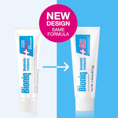 Bioniq Plus Moist Gums Toothpaste 20% Hydroxyapatite Pack of 3 - Gentle Enamel Repair