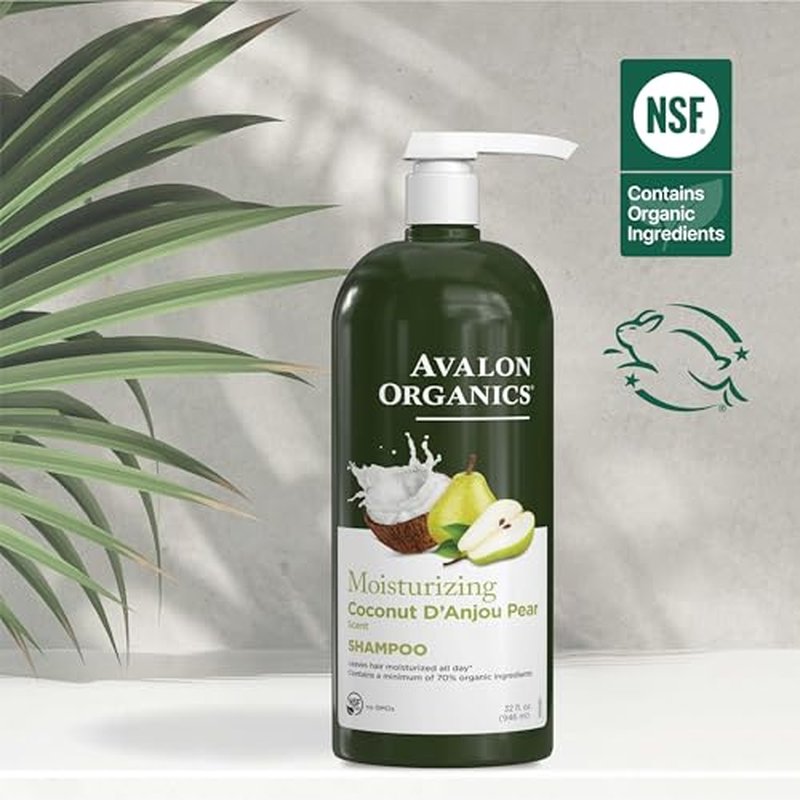 Avalon Organics All Natural Coconut Pear Shampoo, 32 Fl Oz