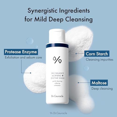 Enzyme Face Wash Set - Dual AM & PM Powder Cleansers for Deep Pore Cleansing