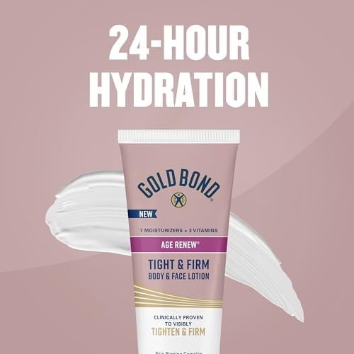 Gold Bond Age Renew Tight & Firm Body & Face Lotion 8 Oz Pack of 2
