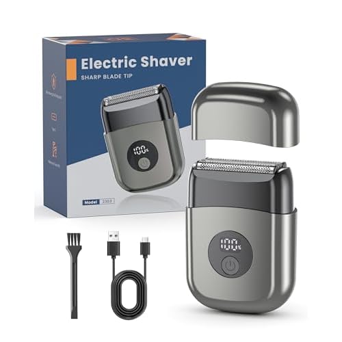 Electric Foil Shavers for Men: Mini Electric Razor for Face