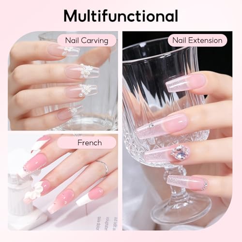 Spring Collection Acrylic Nail Kit with Drill & UV Light for Nail Extensions