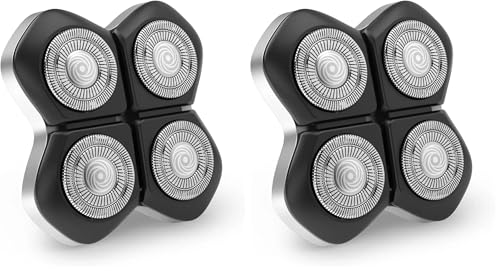 Replacement Blades for Flexseries Pro Head Shaver Pack of 2 - High-Performance Men’s Head Shaving Blades - Variation 1 Count