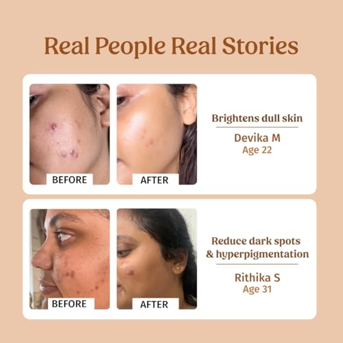 Brightening Skin Serum with Rice Milk & Marine Algae - 40ml, Vegan, All Skin Types