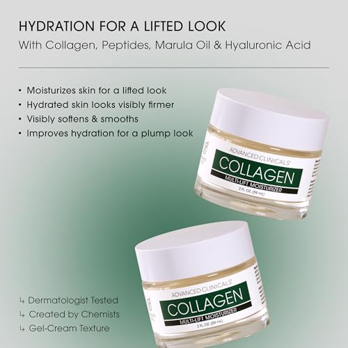 Collagen Face & Body Cream Set - Hydrating Anti-Aging Skincare for Men & Women