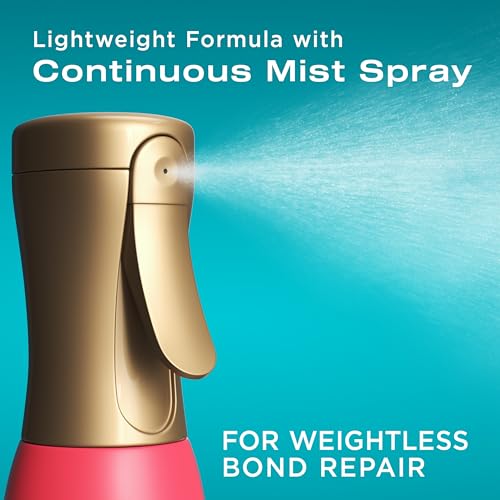 OGX Bond Protein Repair Heat Protectant Bundle - Hair Serum & Spray for Damaged Hair