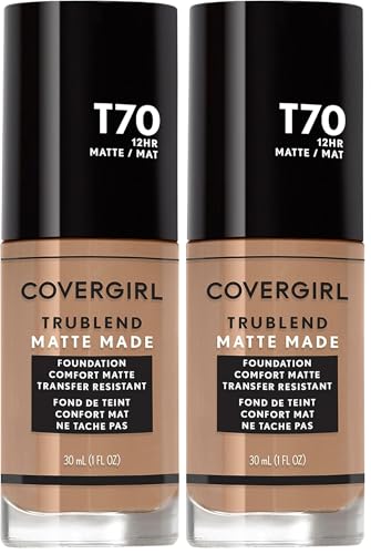 Liquid Foundation Caramel 1 Fl Oz Pack of 2 - Matte Made by COVERGIRL