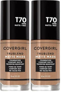 Liquid Foundation Caramel 1 Fl Oz Pack of 2 - Matte Made by COVERGIRL