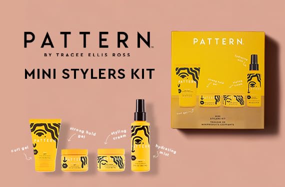Mini Curl Styling Kit with Hydrating Mist, Gel & Cream for Coils & Curls