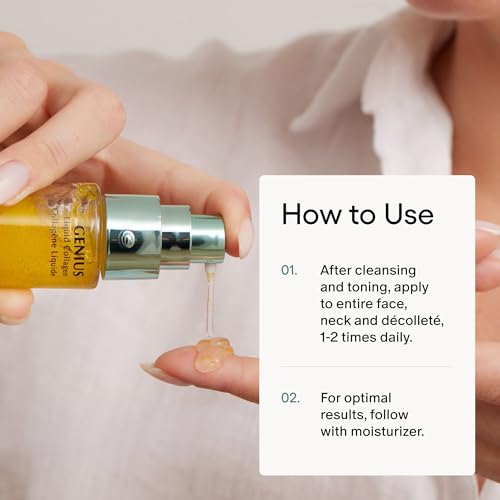 Algenist GENIUS Liquid Collagen Serum 2oz - Firming & Hydrating Vegan Face Serum with Alguronic Acid & Vitamin E - Minimize Fine Lines & Improve Elasticity - Variation of THIS listing