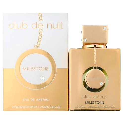 Armaf Club De Nuit Milestone Unisex Eau de Parfum Spray 3.6oz – Woody Floral Musk Fragrance