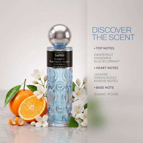 Men's Woody Aquatic Eau de Parfum Spray - 200ml, Fresh & Long-Lasting, Variation: Seduction Man