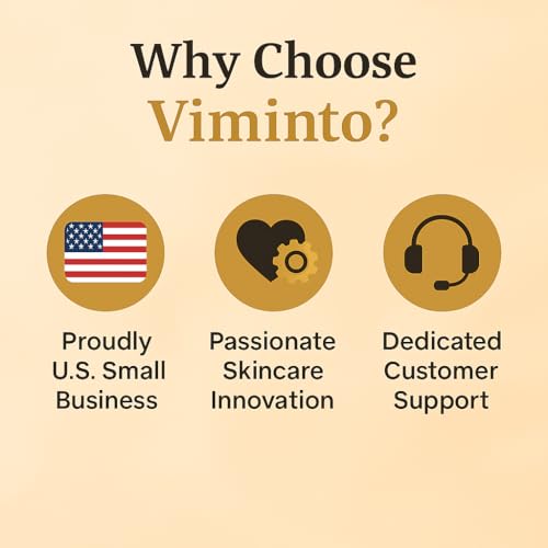 VIMINTO ¢ç 3-in-1 Face Massager ? Facial Massager Tool with Soothing Heat, Vibration, and Smart Touch ? Red, Blue & Green Light Modes for Relaxation and Radiance ? Compact & Portable - White
