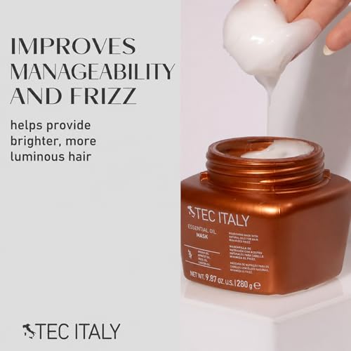 Deep Nourishing Hair Mask for Dry Damaged Hair - Frizz Control & Shine, 9.87 oz